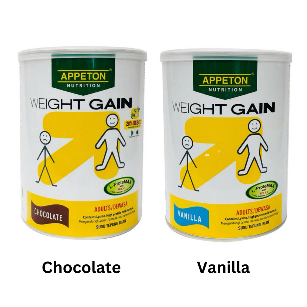 APPETON WEIGHT GAIN ADULT CHOCOLATEOLATE 900G