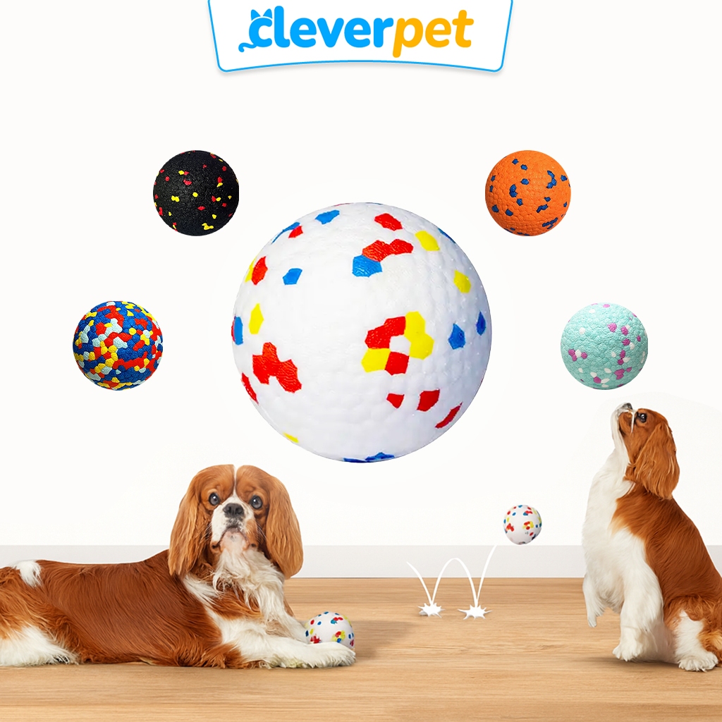 [ส่งฟรี🇹🇭] CleverPet ลูกบอลสุนัข เด้งสูงมาก ของเล่นสุนัข ทนต่อการกัดแทะ Super Bouncy Dog Ball