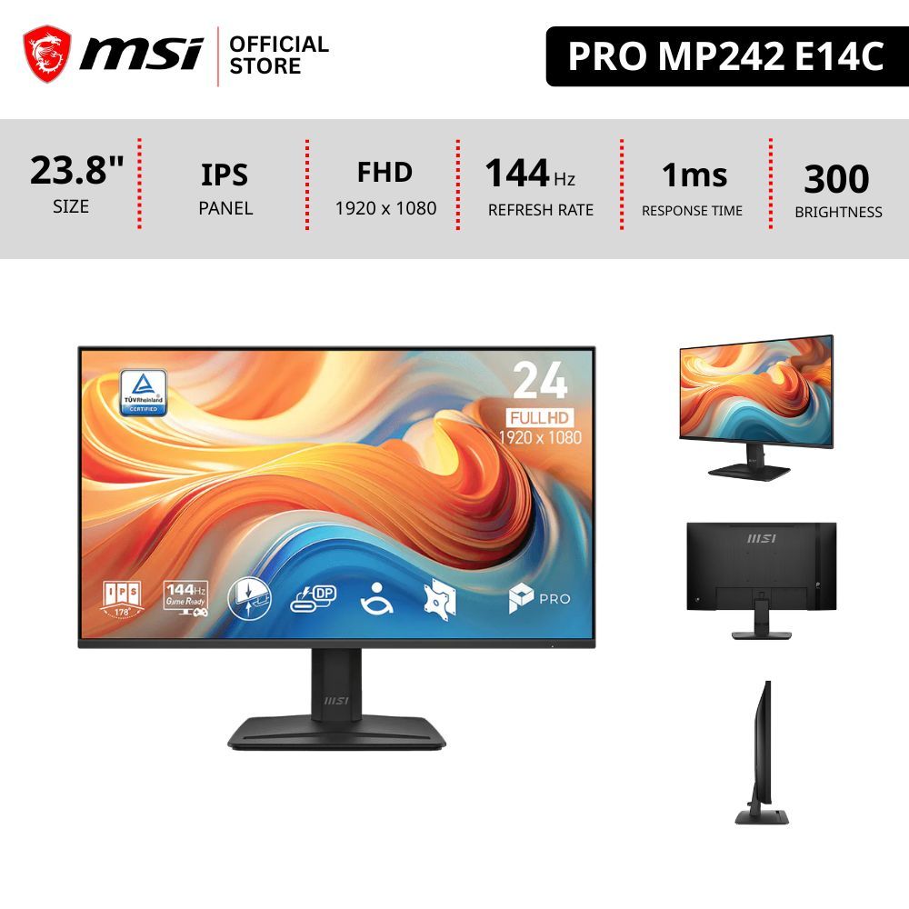 MSI PRO MP242 E14C จอมอนิเตอร์