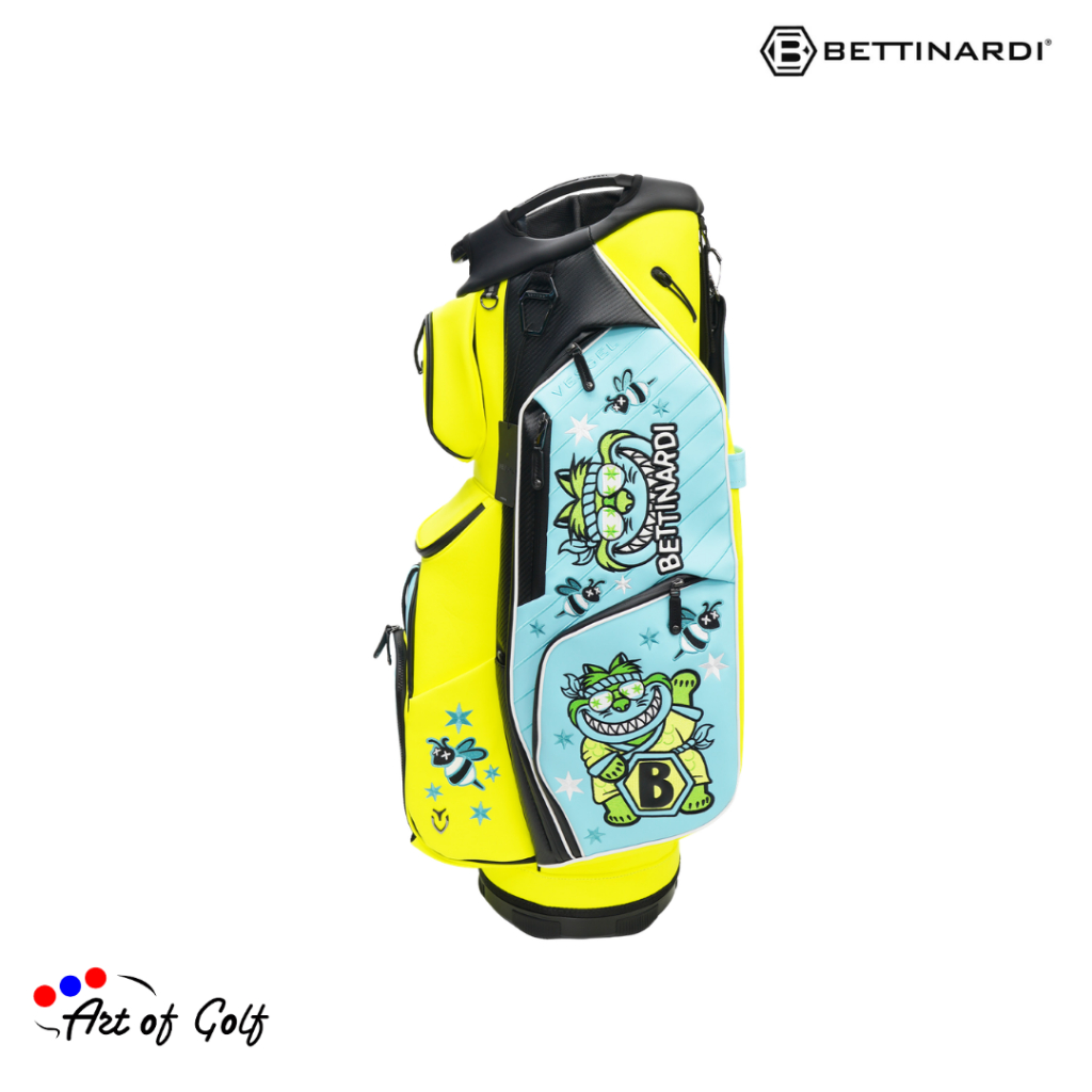 Bettinardi Luxcart Yellow Blue - Sushi Cat  Lux Pro Cart
