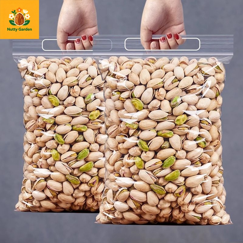 Nutty Garden [ส่งด่วน] เม็ดพิสตาชิโอ พิสตาชีโอ พิสตา [พร้อมทาน] เต็มเม็ดใหญ่ เกรด AAA 250กรัม 500กรัม ผลิตใหม่ตลอด