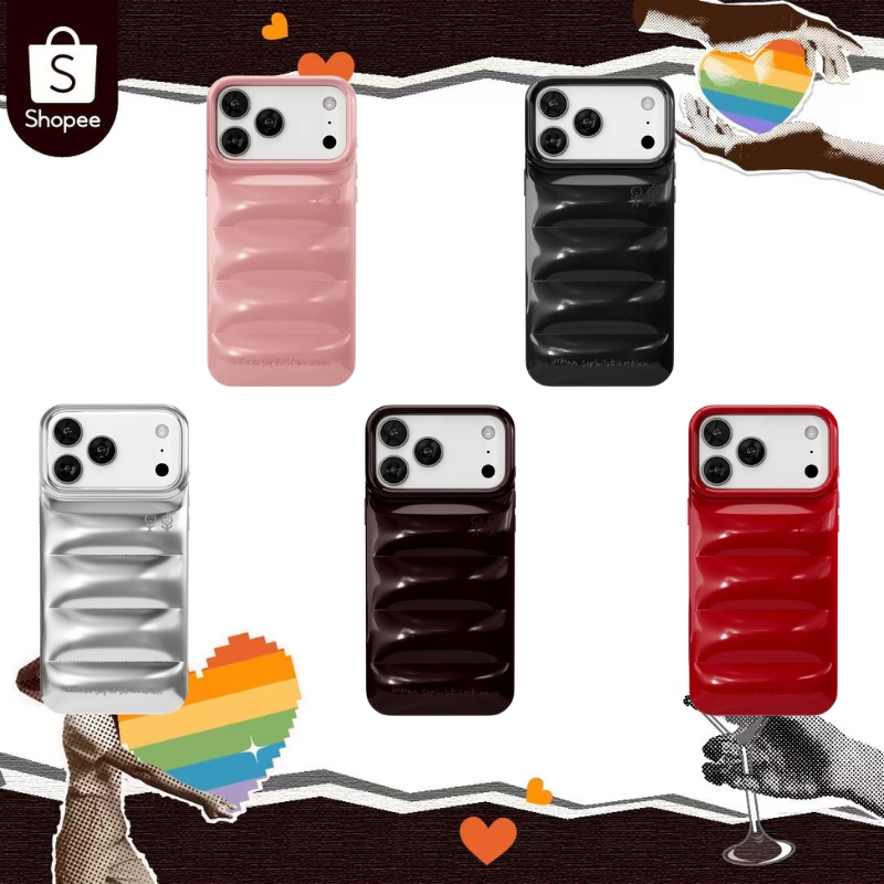 🔥แท้100% Urban Sophistication The Puffer Case - Chrome เคสกันกระแทก เคสโทรศัพท์