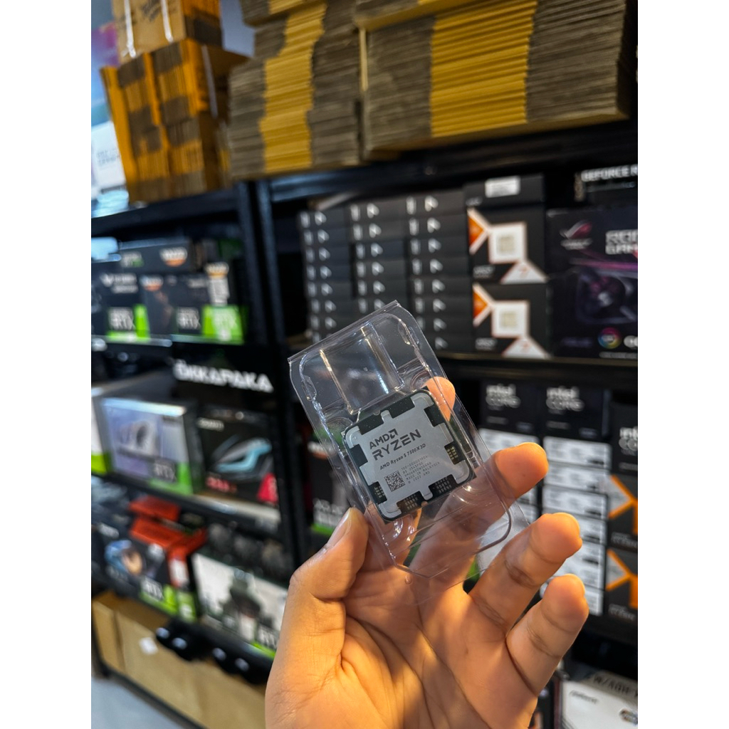 AMD Ryzen 7500X3D 6C/12T Socket Am5 สินค้ามือ1 มีของพร้อมส่งด่วน ร้านในไทย