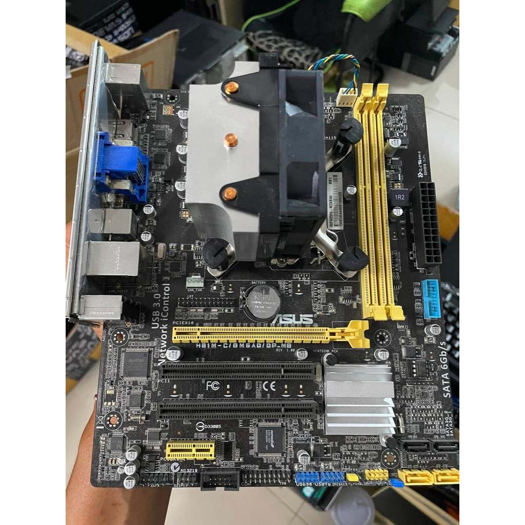 ชุด Upgrad Intel Core i5-4590@3.30ghz+MB ASUS H81ฝาหลังซิ้งค์ครบสินค้ามือสองใช้งานปรกติ