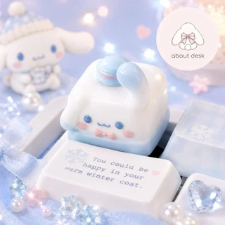 about desk | Sweet Dessert Keycap Handmade Artisan Keycap คีย์แคปเรซิ่นลายขนม คาแรกเตอร์สุดคิ้วท์ Cherry พร้อมส่งจากไทย