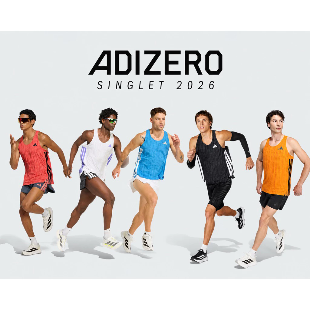เสื้อกล้ามสำหรับวิ่ง ADIZERO RUNNING 2026 🔴⚪️🟠⚫️ 📌ตัวท๊อป ผ้าเบา-แห้งไว