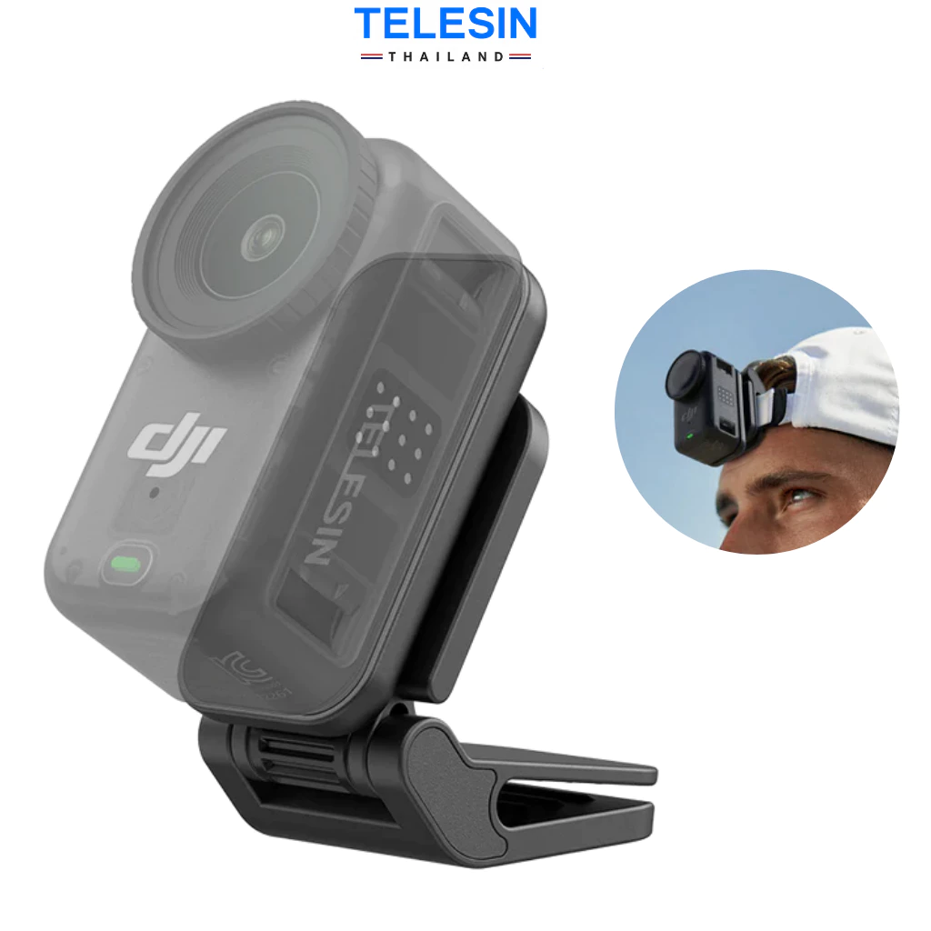TELESIN DJI Osmo Nano Magnetic Brim Clip คลิปหนีบแบบแม่เหล็ก (S3-HMH-05-TDJ)