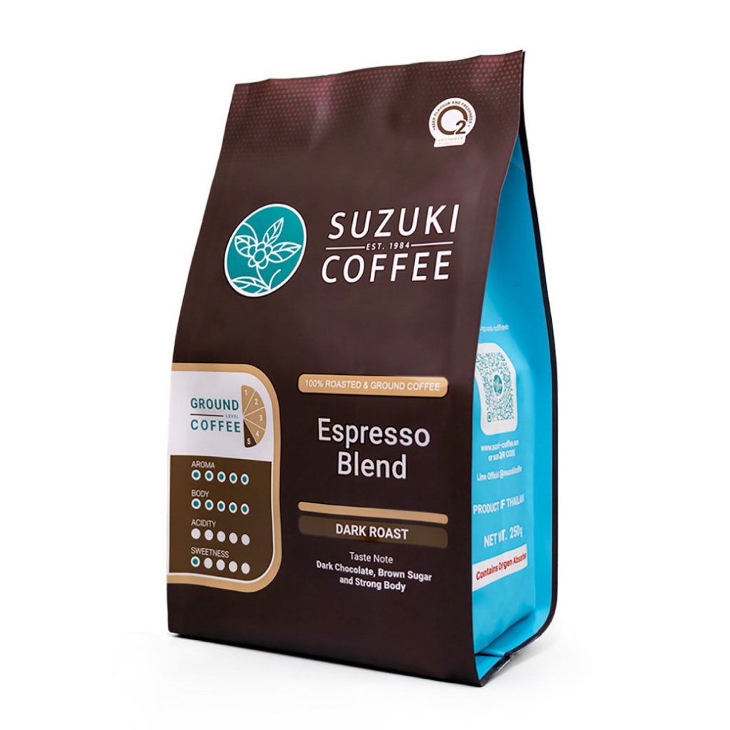 กาแฟคั่วบด SUZUKI COFFEE Espresso Blend