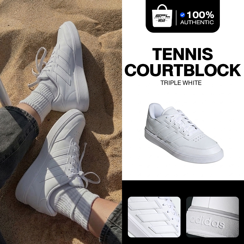 Adidas อาดิดาส รองเท้าผ้าใบ รองเท้าลำลอง M Courtblock IF4031 (1900)