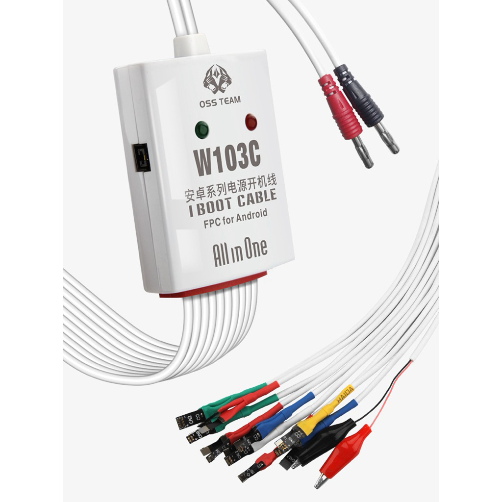 OSS Team W103C สายเคเบิลซัพพลายสำหรับซ่อมมือถือ Android