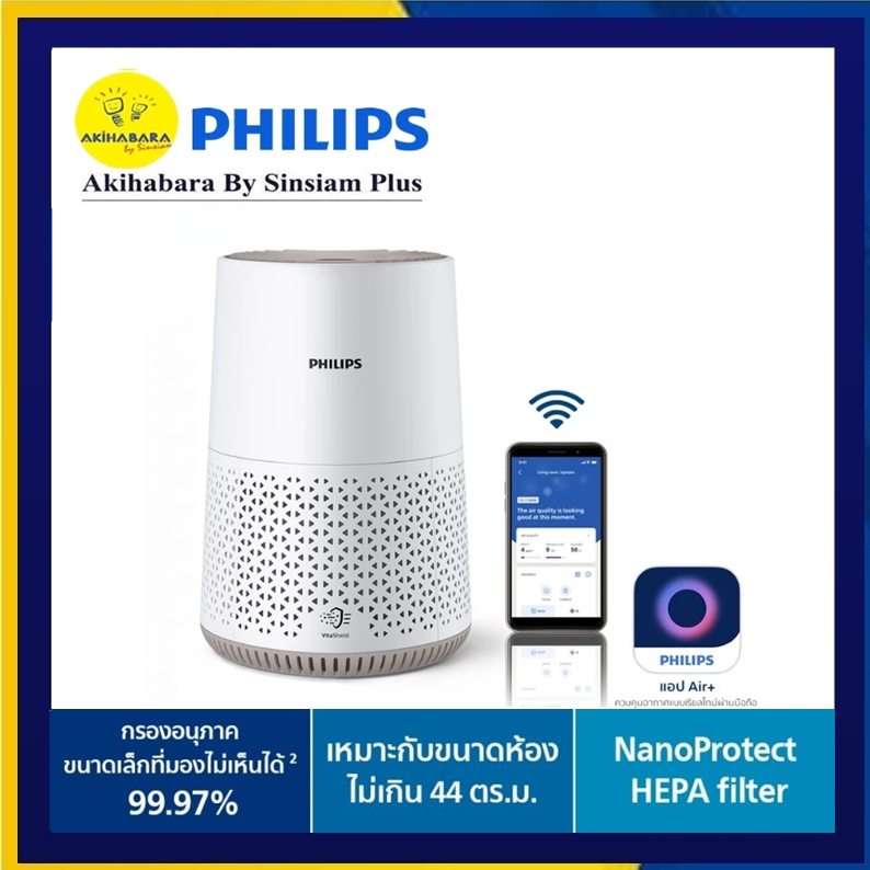[ ส่งด่วน วันนี้ ] Philips Air Purifier เครื่องฟอกอากาศ สำหรับห้องขนาด 44 ตรม. รุ่น AC0650/10