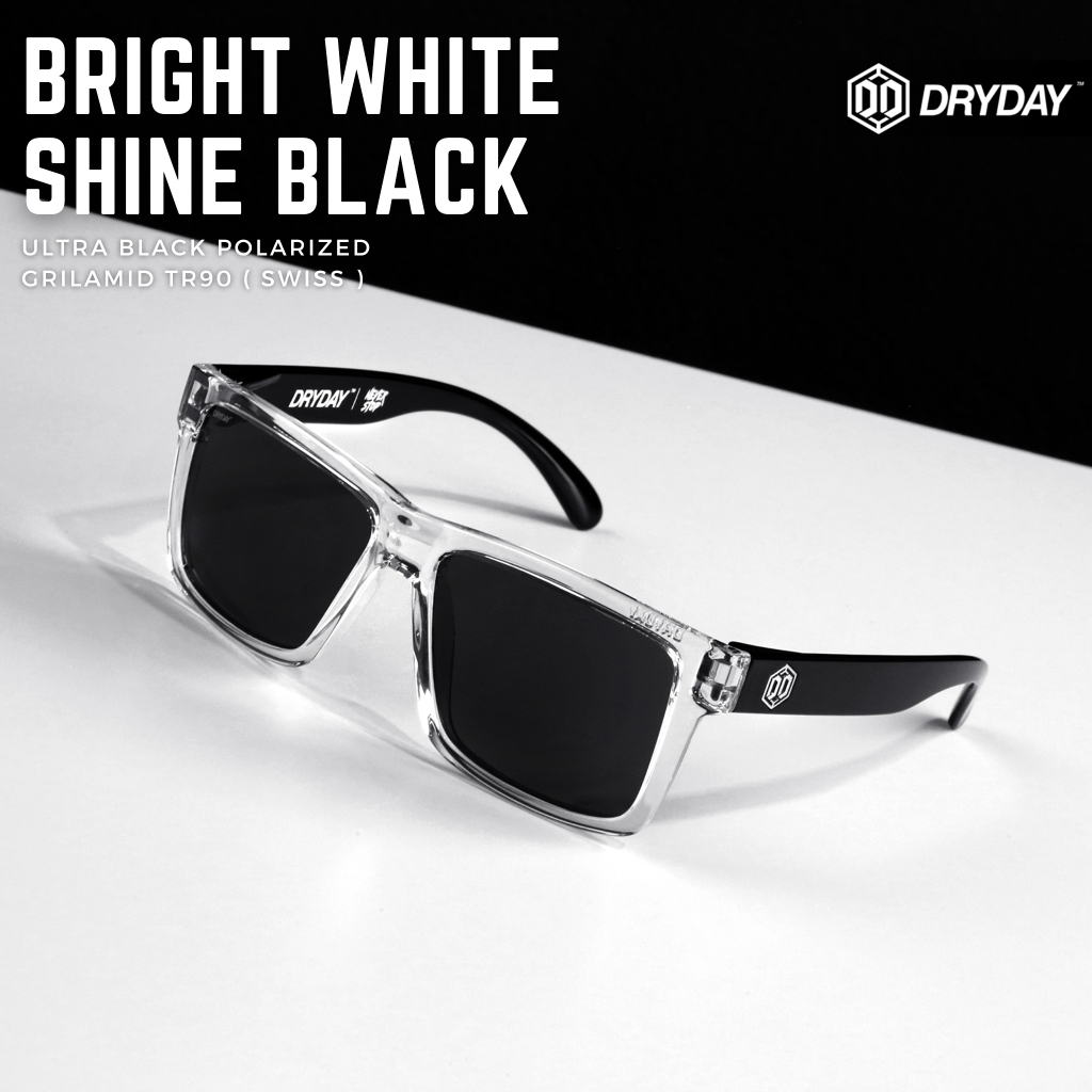 DRYDAY - BRIGHT WHITE -SHINE BLACK - BLACK POLA