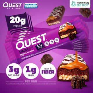 Quest Stacks Protein Bar 6 Bars โปรตีนบาร์ - 6 ชิ้น