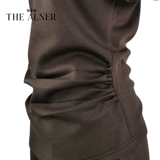 NAMI SET (ชุดเซตเสื้อคอปกแต่งกระเป๋าแขนสั้นกางเกงขาม้า) The alner (เดอะอัลเนอร์) AN644