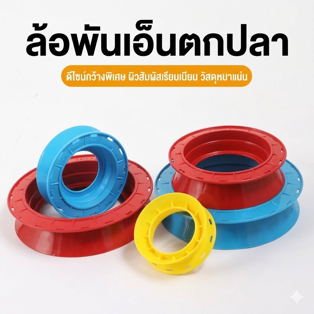 (คละสี)ล้อพันสายเบ็ด ล้อเก็บสายเอ็นอเนกประสงค์ หน้ากว้างจับถนัดมือ ขนาด15cm*11cm/19cm*14cm/24cm*18cm พลาสติกเกรดพรีเมียม