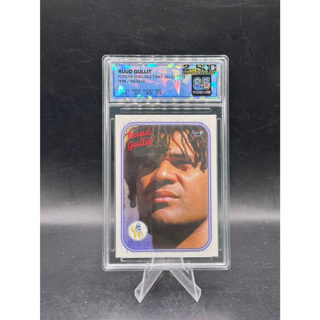 Ruud Gullit 1998 Futera "Chelsea Fans Selection" #SE13 [Graded SQC 8.5 Near Mint+] - Chelsea FC