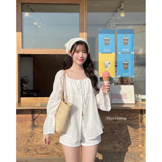 𝟳𝗗𝗮𝘆𝘀 𝗖𝗹𝗼𝘁𝗵𝗶𝗻𝗴 - 🍧Baby Yaya เสื้อญาญ่าผ้าโรซี่