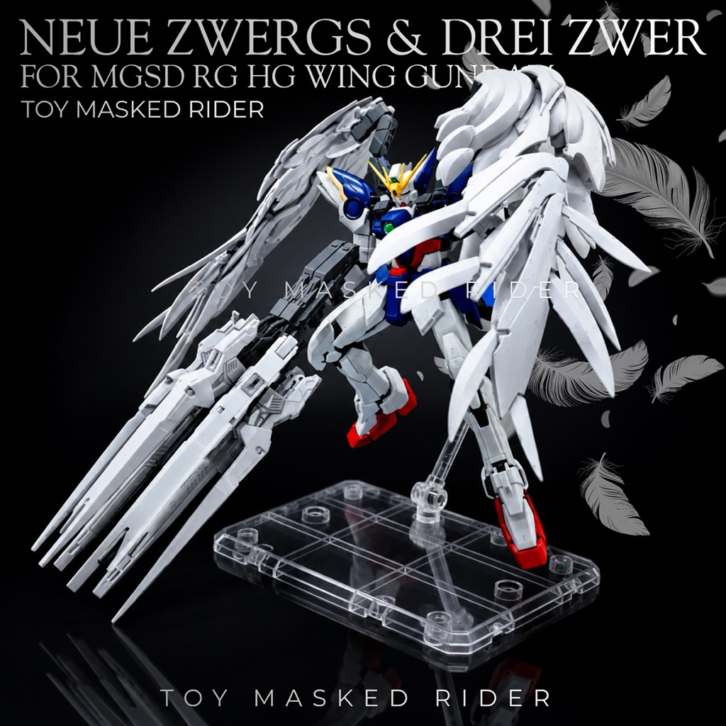 พร้อมส่ง ชุดแต่ง RG HG WING ปรับได้ 3 แบบ Neue Zwergs & Drei Zwer / Wing Snow Neue Zwergs