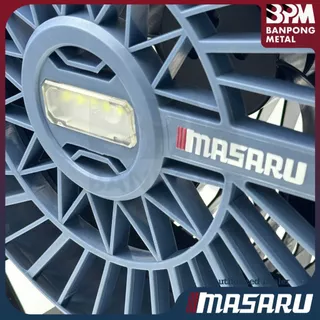 MASARU พัดลมไร้สาย 20V 4Ahx1 รุ่น SCFP-900 12 นิ้ว ปรับแรงลมได้ 3 ระดับ มี ไฟ LED พัดลมแบตเตอรี่ พัดลมพกพา