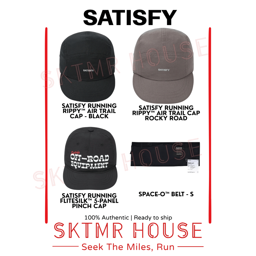 [พร้อมส่ง] Satisfy : MothTech™ | AuraLite™  |  Rippy™ PeaceShell™Cap เสื้อยืด เสื้อกล้าม หมวก