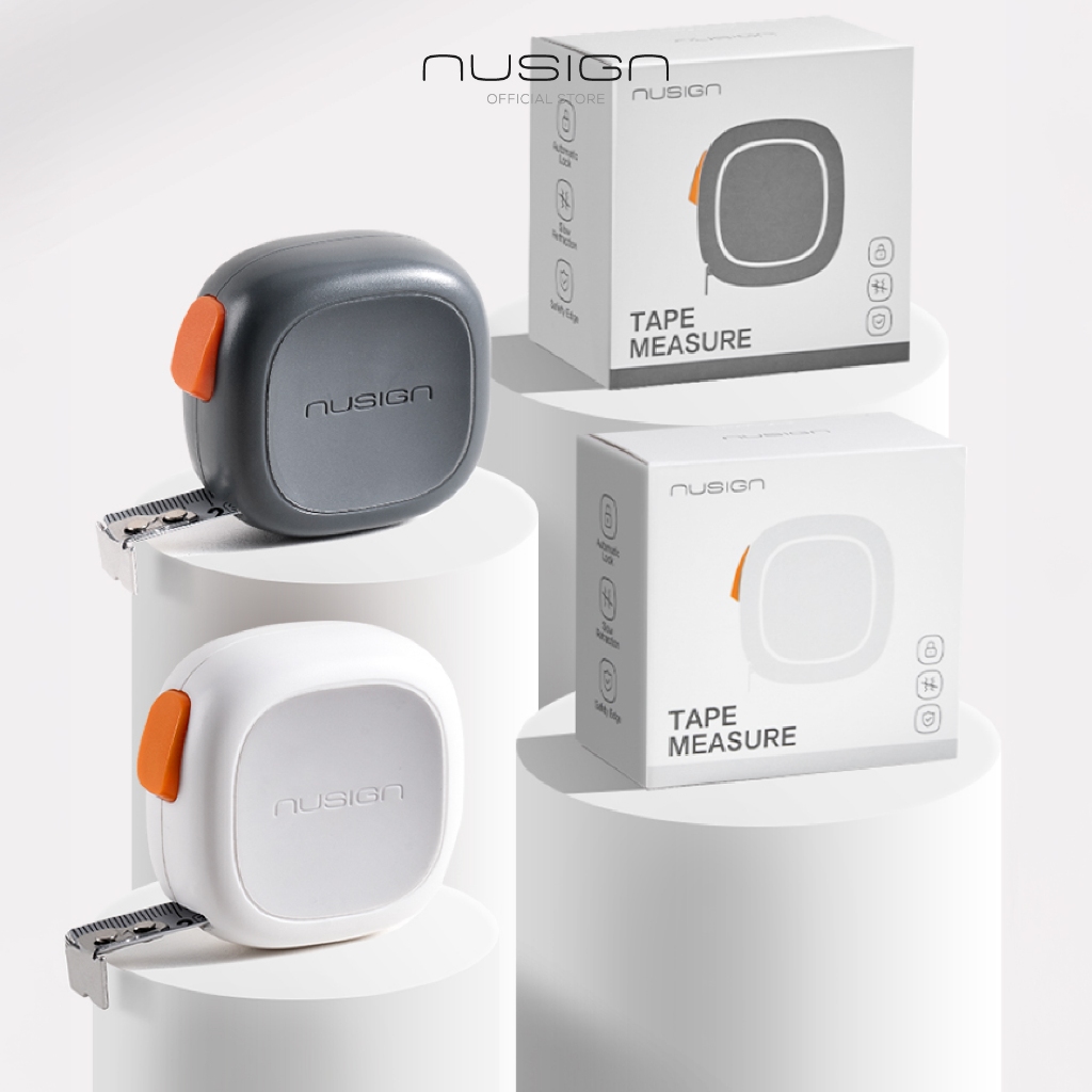 ตลับเมตรพกพาจิ๋ว Nusign Deli รุ่น NS092 ยาว 3 เมตร ไซส์พกพา กันกระแทกและตกพื้น (2สี)(จำหน่าย 1 ชิ้น)