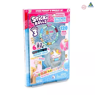 Sticki Rolls S3 Sticki Pendant กำไลข้อมือสติ๊กเกอร์ DIY จี้คอลเลคชั่น รหัส SRSR4003-12 (ราคาต่อชิ้นแบบจุ่มเลือกไม่ได้)