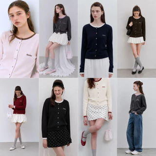 Nineties Design : Cardigan เสื้อคลุมคาร์ดิแกน ผ้าไหมพรม รุ่น Lauren