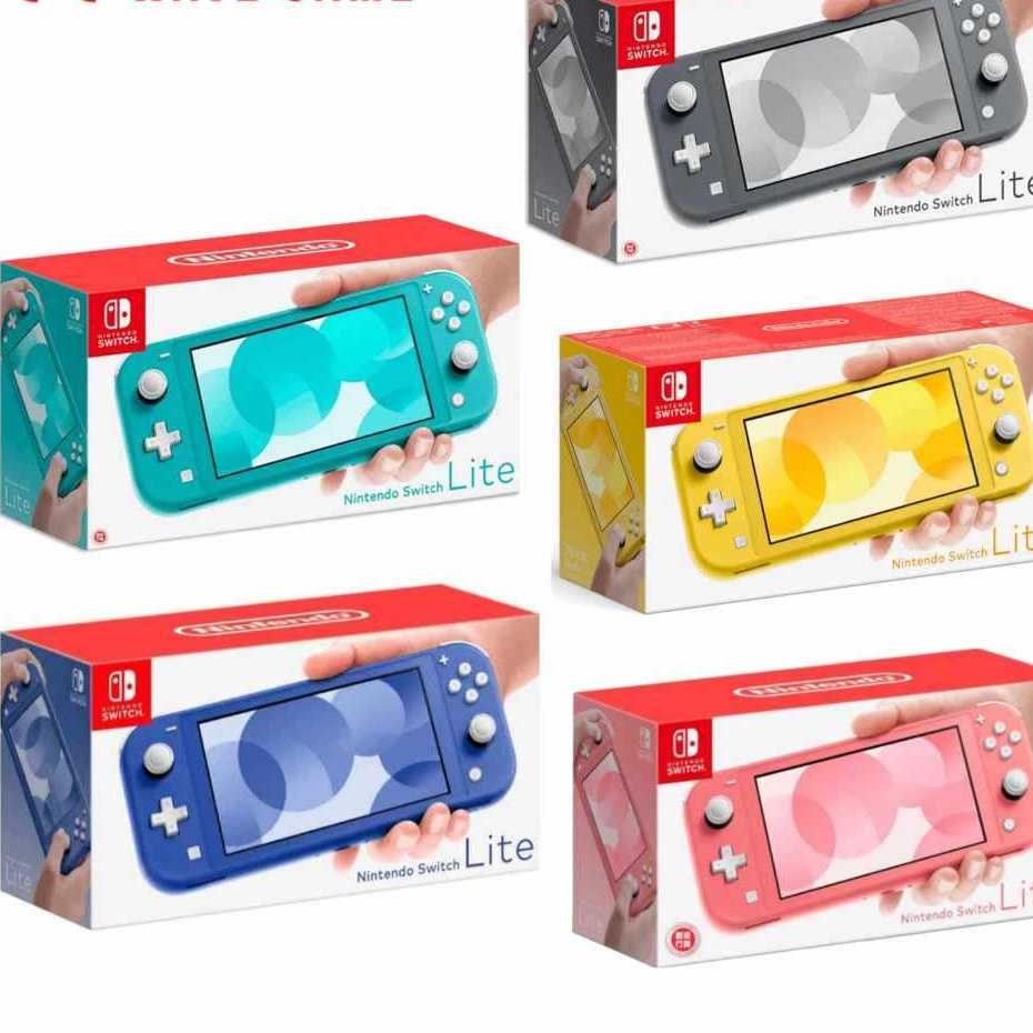 nintendo switch lite blue / gray / yellow / pink / turquoise ( english )