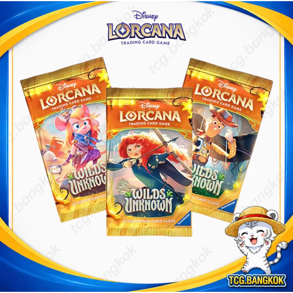 Lorcana Disney - แบบแยกซองจาก booster box ของแท้พร้อมส่ง