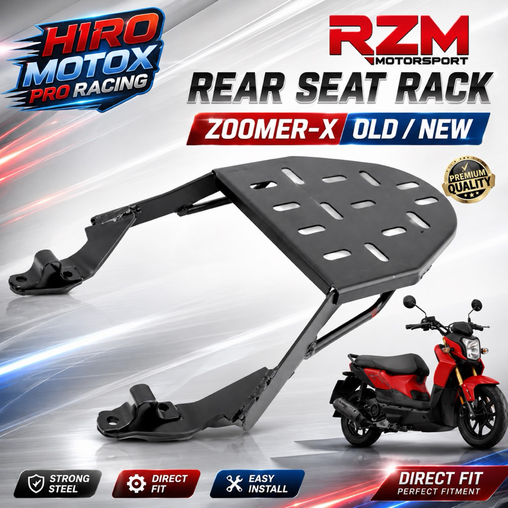 RZM ตะแกรงเหล็กท้ายเบาะ ZOOMER-X เก่า-ใหม่