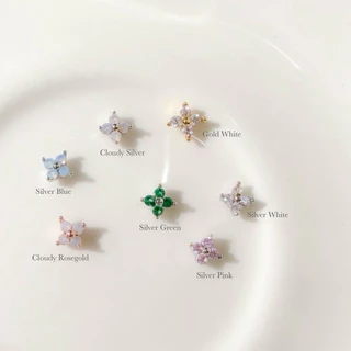 More Than Piercing: MP40 Mini Clover *waterproof* จิวหู/ต่างหู