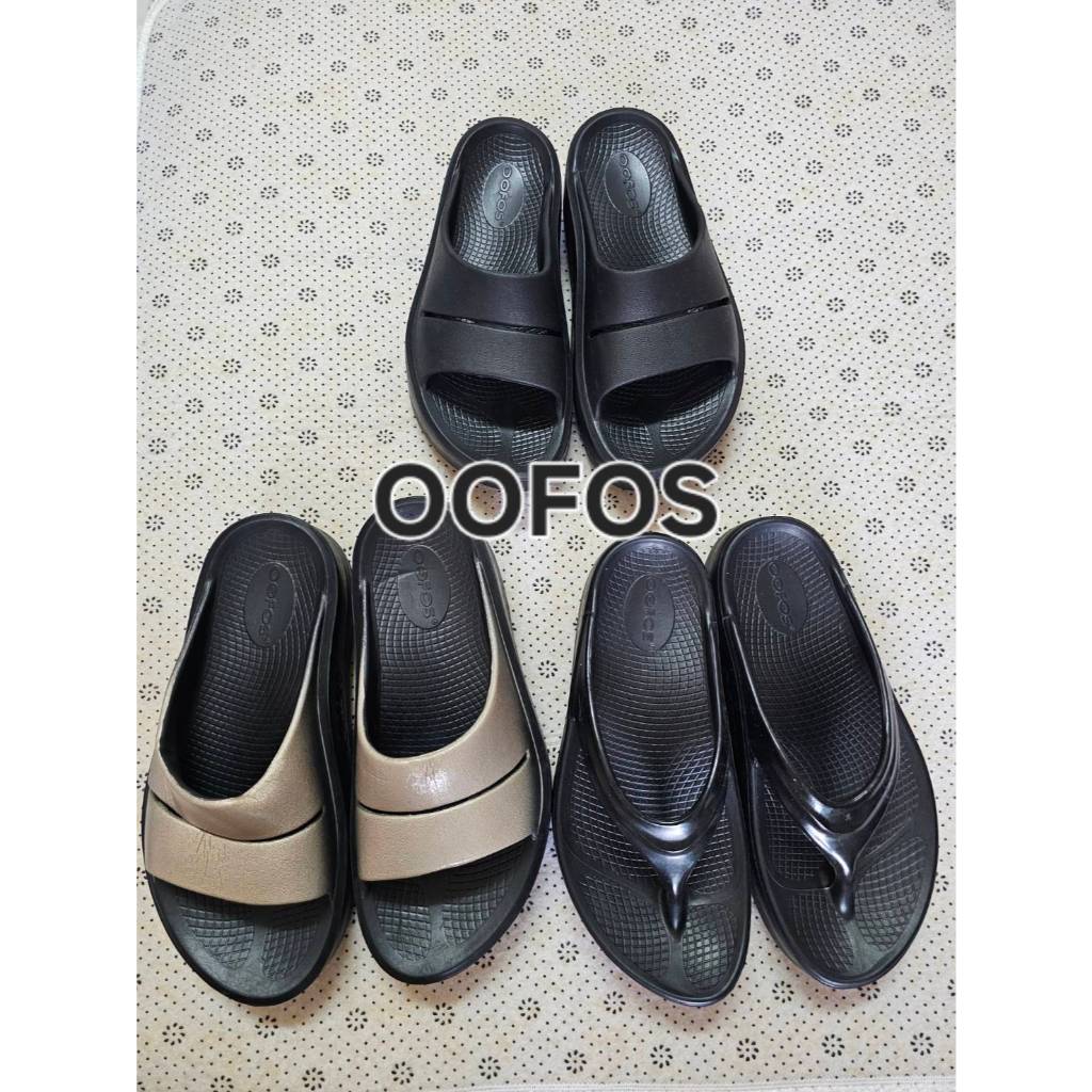 รองเท้าสุขภาพ แบรนด์ OOFOS ไซส์ 38 ส่งต่อมือสองสภาพดี ไม่มีตำหนิ กดป้ายมาทุกคู่