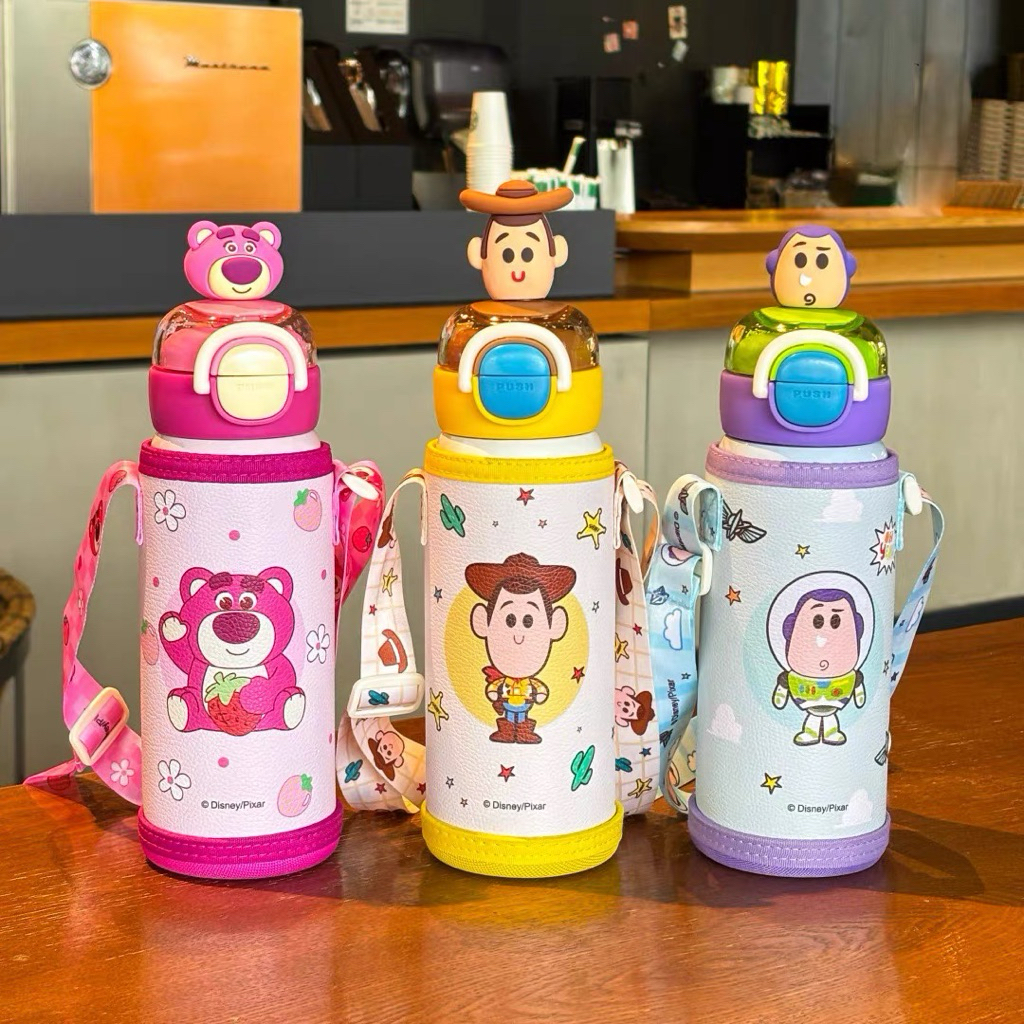 ขวดน้ำเด็ก sanrio เก็บความเย็น  2 in 1  ขนาด 520 ml. สแตนเลส 316 ใช้ได้ทั้งหลอดดูด + ยกดื่ม ฝาปิดสนิท กันน้ำหกได้ 100%