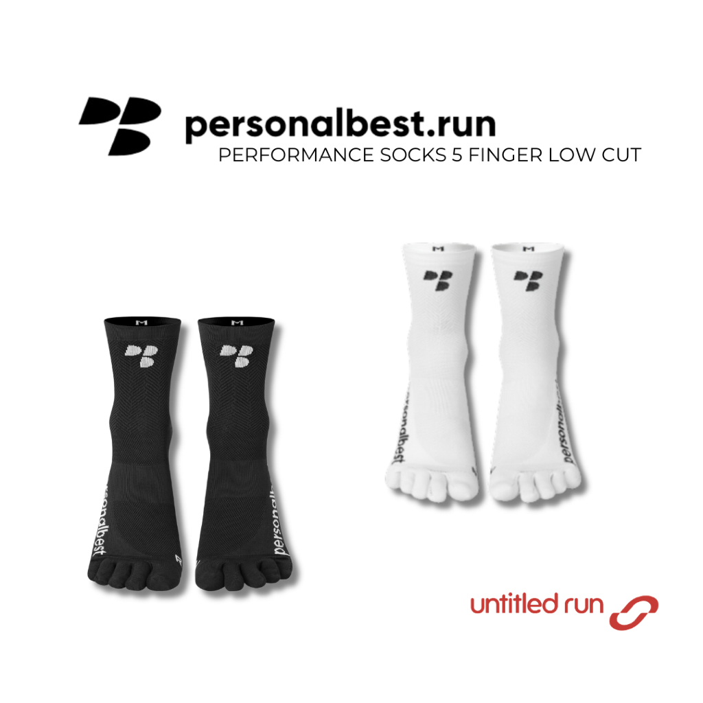 Personal Best Performance Socks รุ่น 5 FINGERS ถุงเท้าวิ่ง รุ่นแยก5นิ้ว เพื่อความอิสระในการสวมใส่