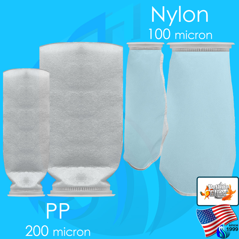 PetLifeElite Filter Sock ถุงกรองไมครอน กรองไนลอน PP NYLON ขนาด 4" / 7" ป้องกันฝุ่น micron dust filter pad