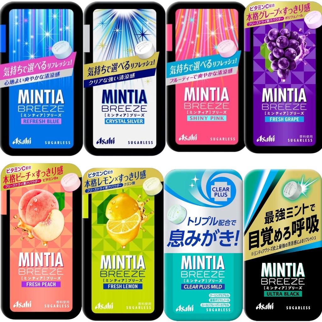 【Direct from Japan】  Asahi Group Foods Mintia Breeze 30 tablets