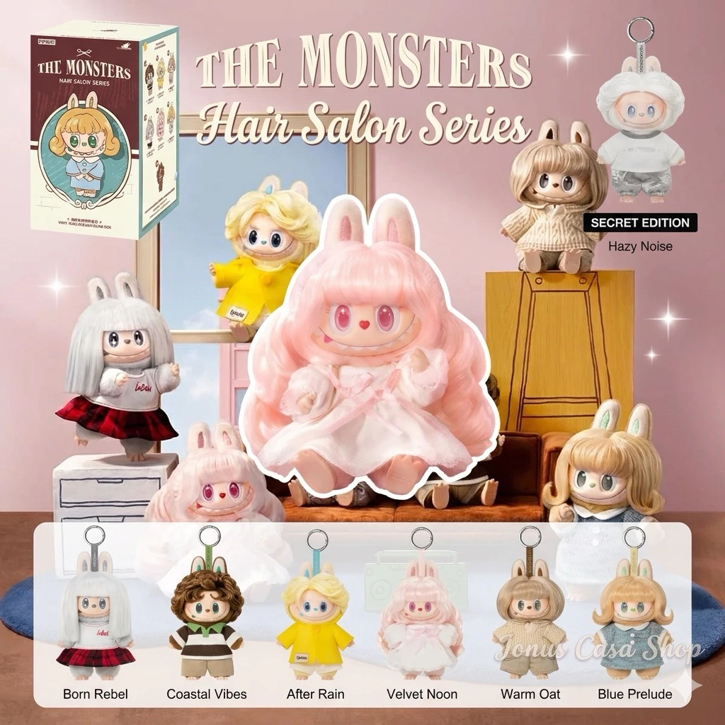 (ใช้Codeลดได้) พร้อมส่ง📦🚛🔥 ลาบูบู้วิกผม/เคสใส่ตัว -THE MONSTERS Hair Salon Series แบบสุ่ม/เช็คการ์ด