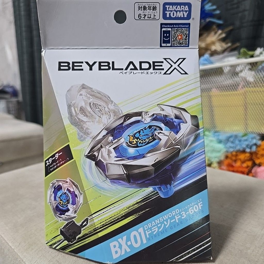 พร้อมส่ง beyblade x BX-01 dransword 3-60F
