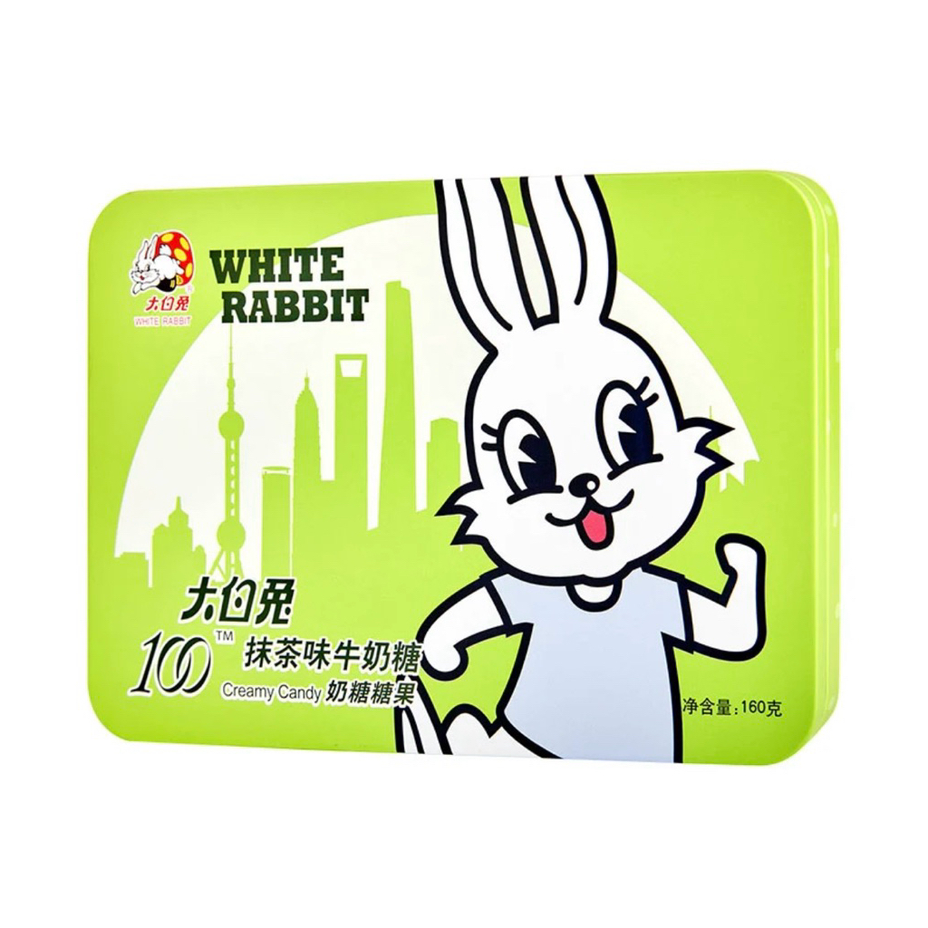 White Rabbit ไวท์แรบบิท | ลูกอมนมเคี้ยวนุ่ม รสมัทฉะ รสโยเกิร์ต รสนม ขนาด 160 กรัม