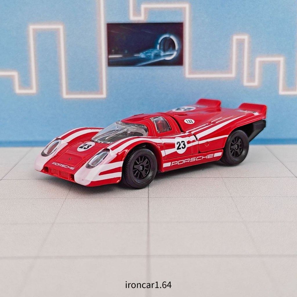 โมเดลรถ majorette Porsche 917 สีแดง