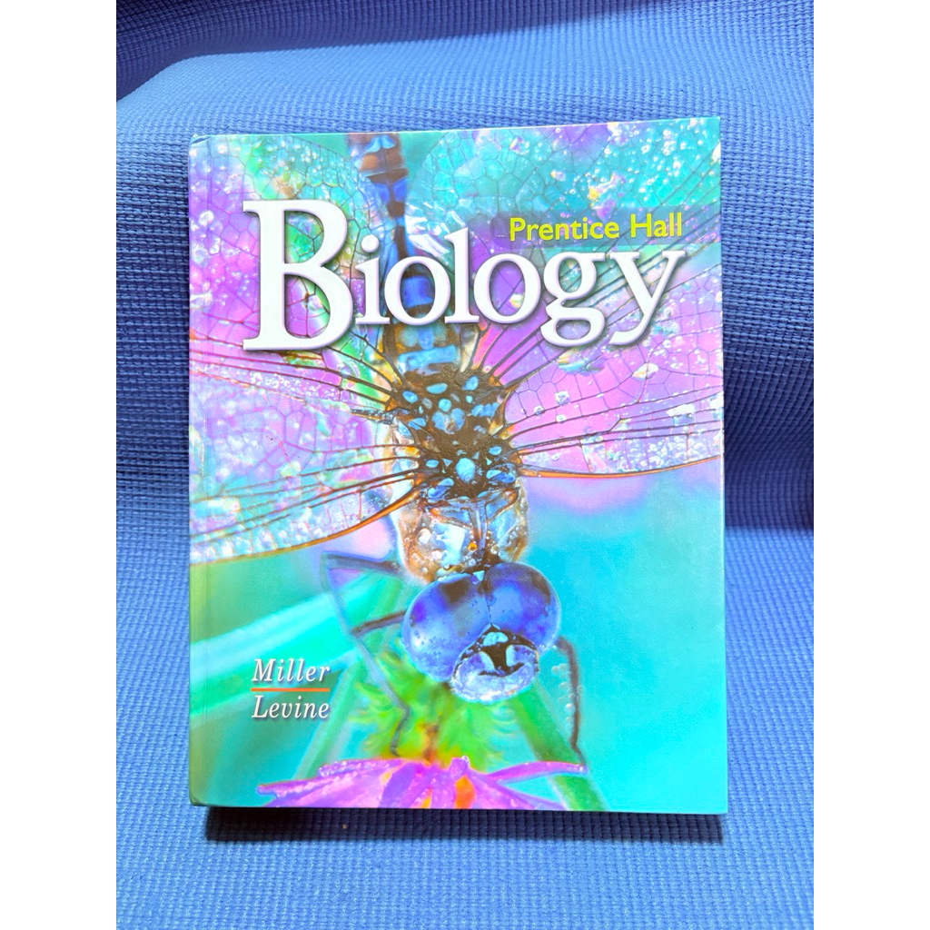 Prentice Hall Biology Miller Levine Biology textbook💥ไม่มีเขียน ปกแข็ง ตำหนิสันข้าง