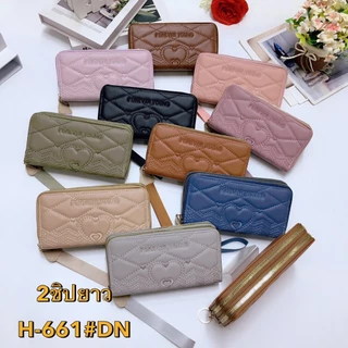 H663#2ชิปใบยาว ขายถูกที่สุดขายส่ง52บาท. สุ่มสี#กระเป๋าสตางค์ใบยาว.กระเป๋าสตางค์ผู้หญิงกระเป๋าสตางค์ หนังนุ่มอย่างดี