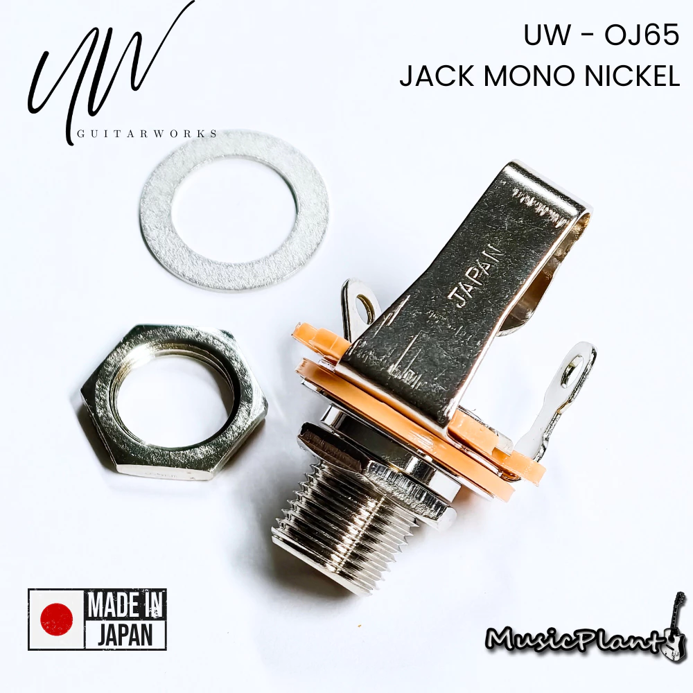 UW - Output Jack Mono 6.3mm (Made In Japan) รูแจ็คที่ผลิตในญี่ปุ่น
