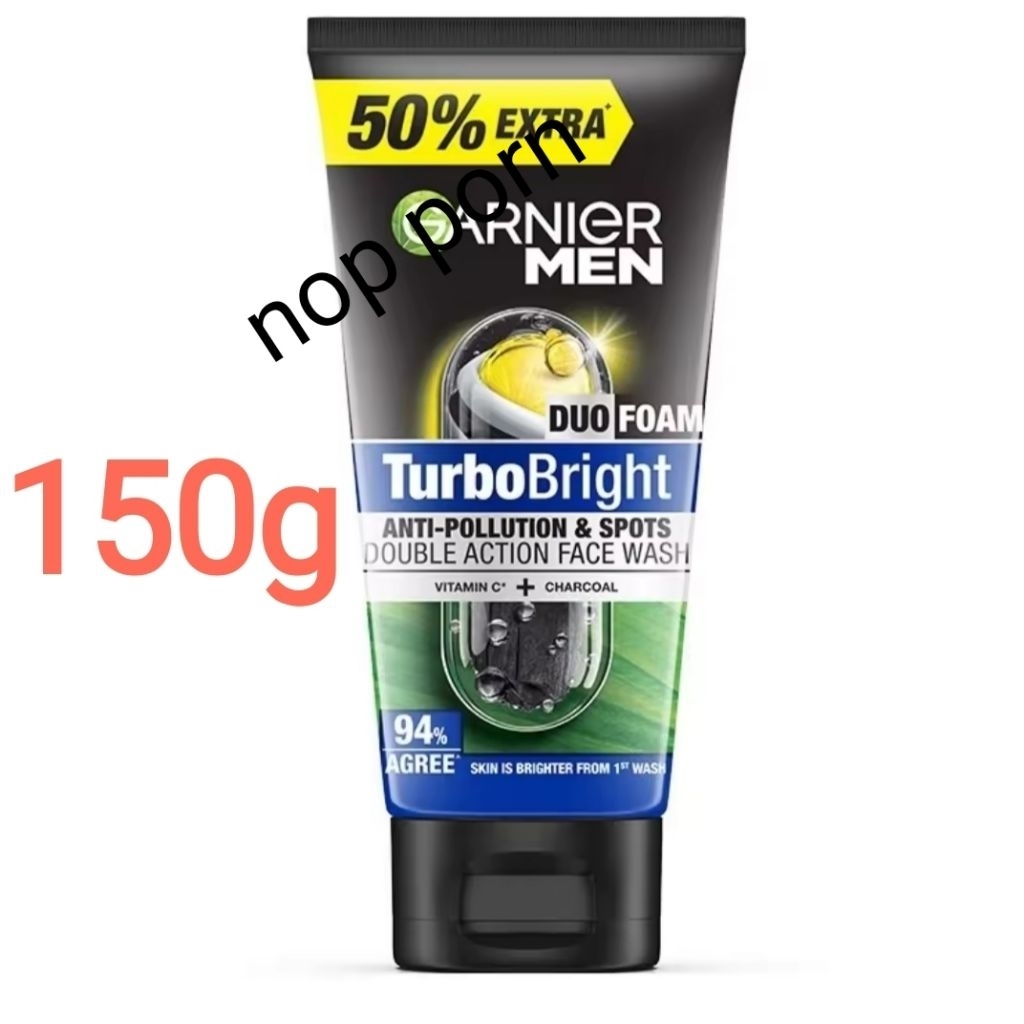 [EXP: 05/28]Garnier การ์นิเย่ เมน เทอร์โบไบรท์ แอนตี้-โพลูชั่น แอนด์ สปอต ดับเบิ้ล แอคชั่น เฟส วอช 150มล.