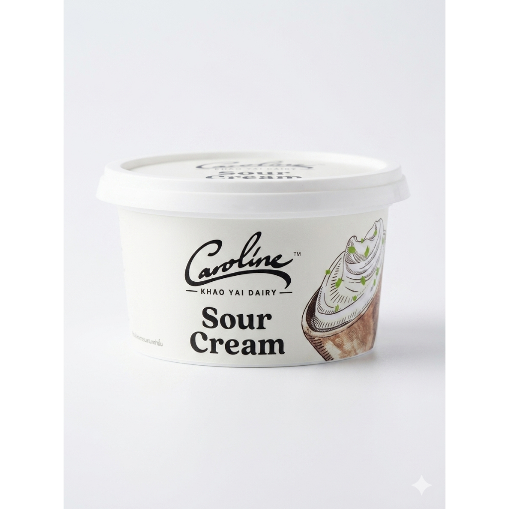 [8851686266998] Caroline Sour Cream 150 G แคโรไลน์ ซาวร์ครีม