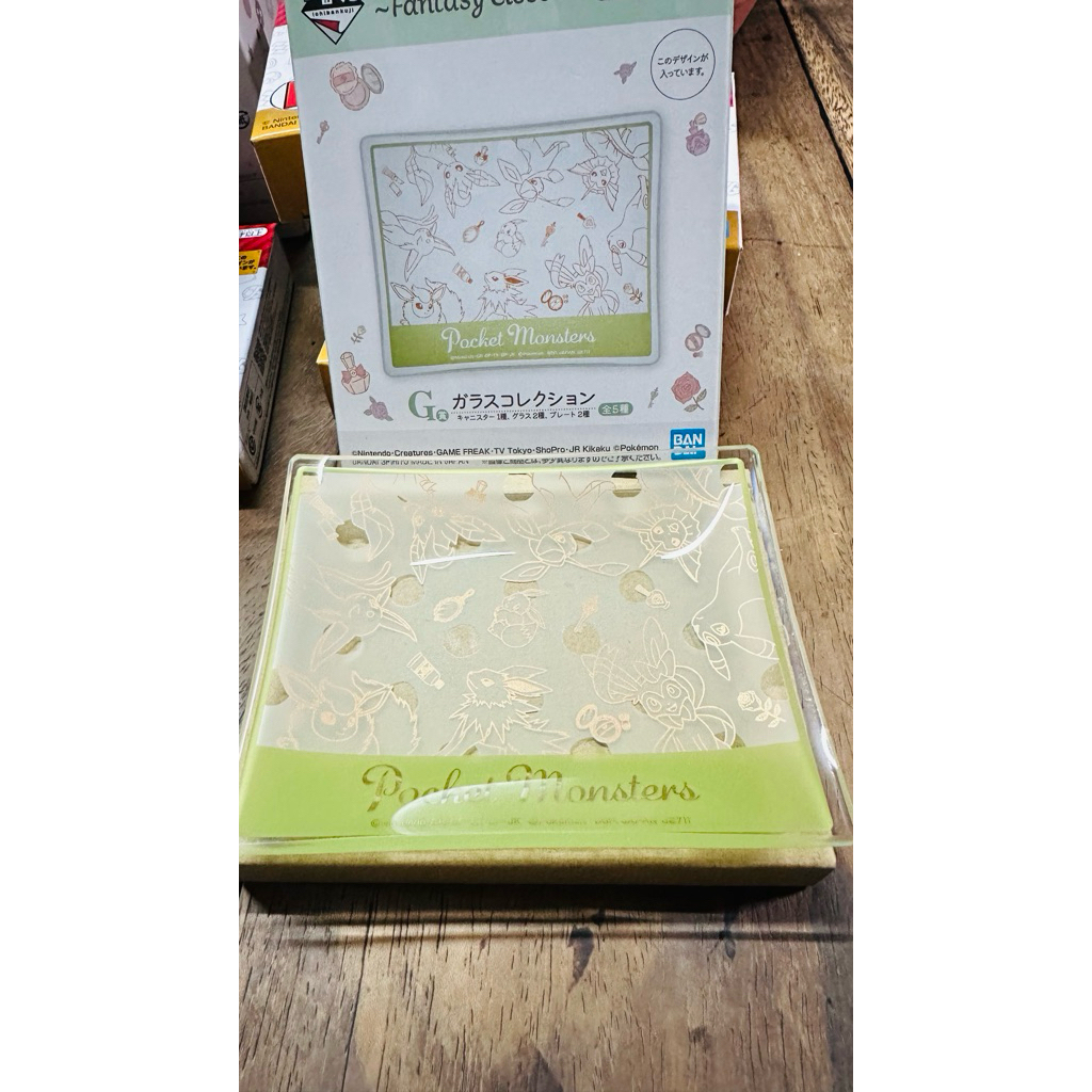 จานแก้ว Pokemon Pocket Monsters Plate Glass