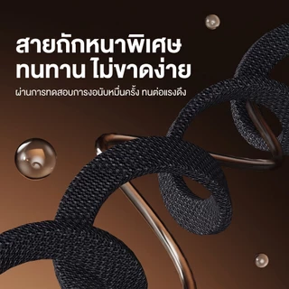 สายชาร์จเร็ว 240W Type-C TO C ชาร์จเร็วพิเศษ สายถักหัวงอ 90° พร้อมที่ยึดพับได้ เหมาะสำหรับชาร์จมือถือ และอุปกรณ์หลากหลาย