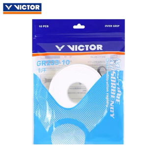 Victor GR233-10 กริปยาง พันด้ามไม้แบด ของแท้แพ็ค10 ชิ้น นุ่ม บางถนัดมือ แห้งไว ไม่ลื่น มีของพร้อมส่ง