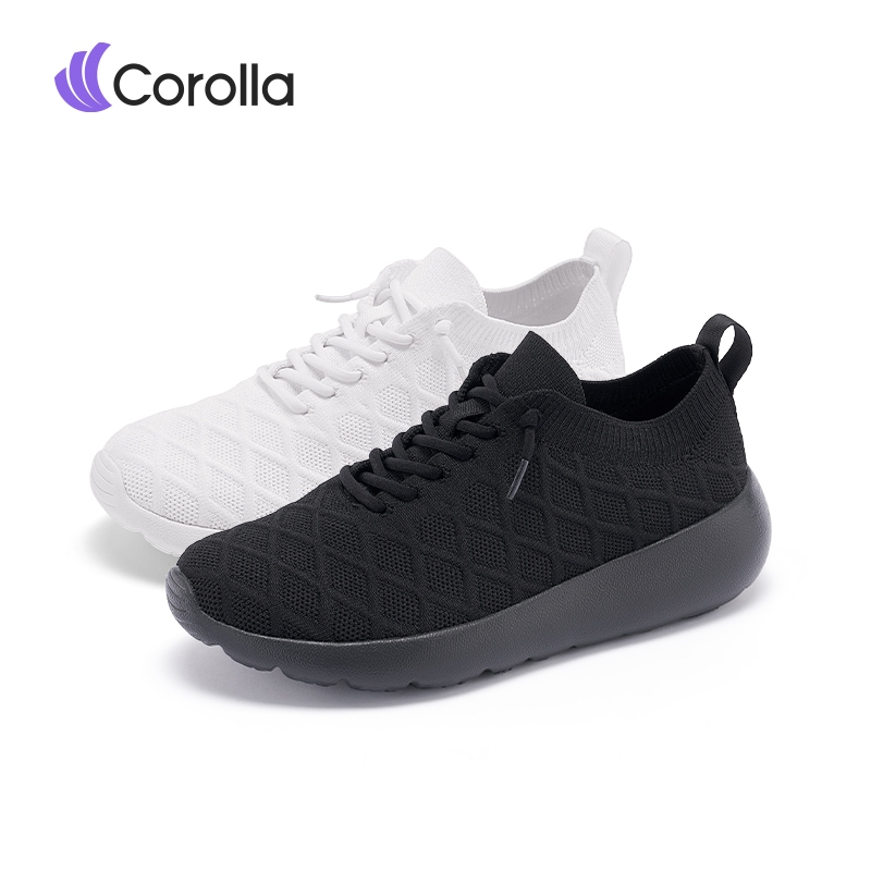 Corolla Airknit รองเท้าผ้าใบผู้หญิง น้ำหนักเบา นุ่มสบาย พื้นกันลื่น ทนทาน เหมาะสำหรับวิ่ง ออกกำลังกาย และใส่ทำงาน