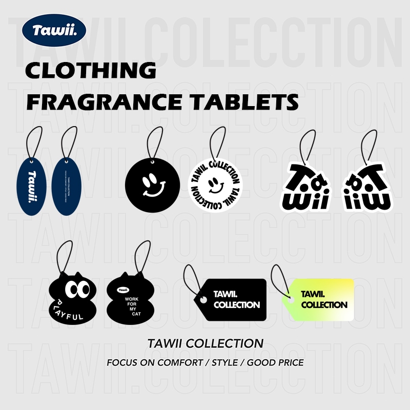 Tawii. ถุงหอม แขวนเสื้อผ้า น้ําหอมรถยนต์ Clothes scented paper ภาพนี้คือโลโก้ของเรา